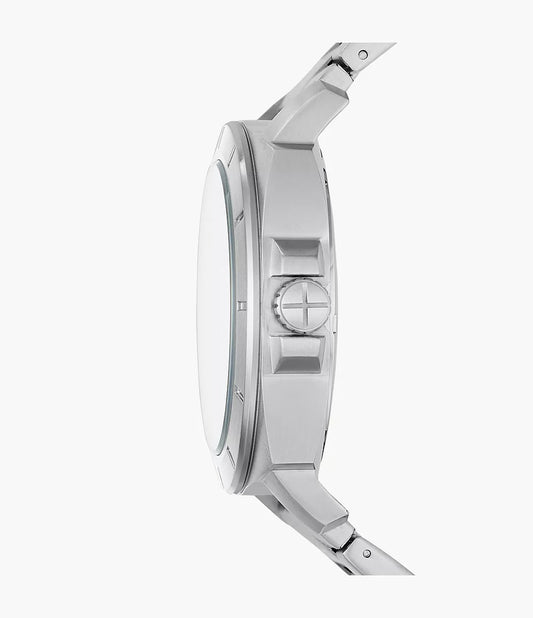 Fossil Privateer de caballero pulsera de metal más pulsera de cuero 45mm – BQ2795SET