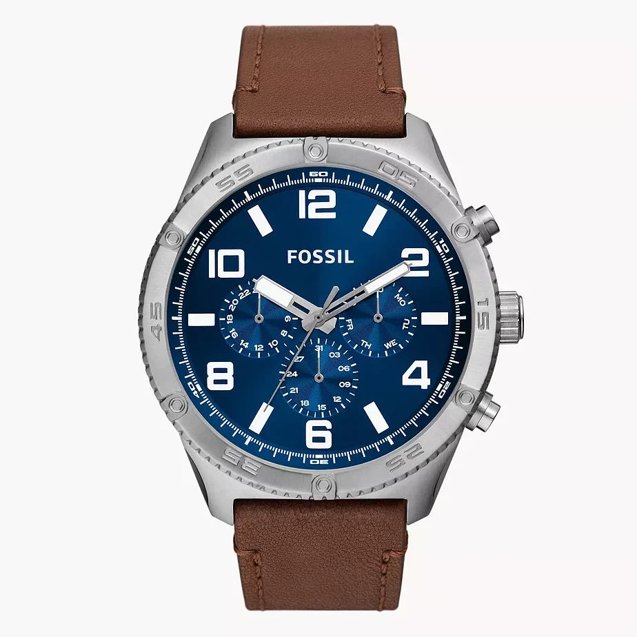 Fossil Brox de caballero pulsera de cuero – BQ2799