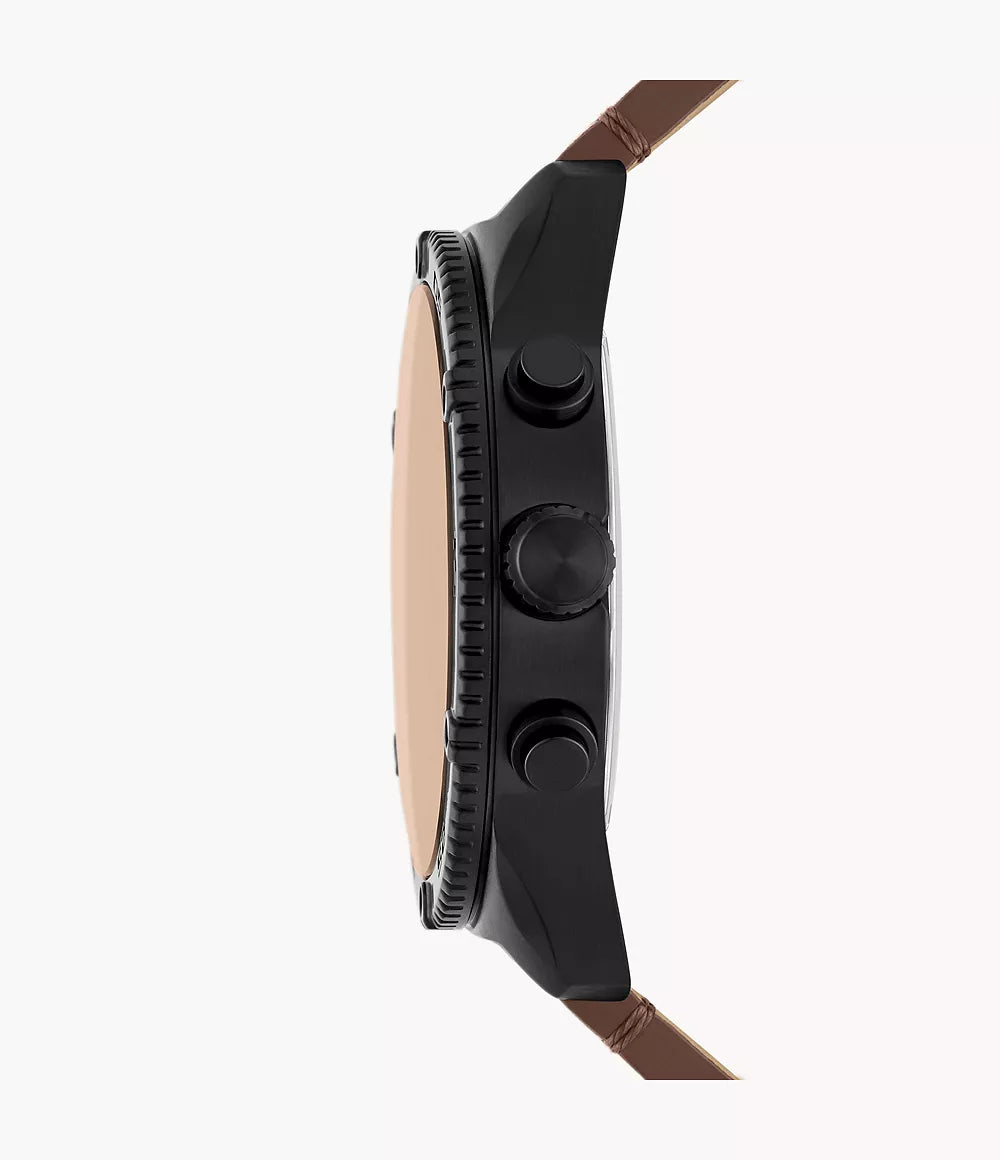 Fossil Brox de caballero pulsera de piel – BQ2802