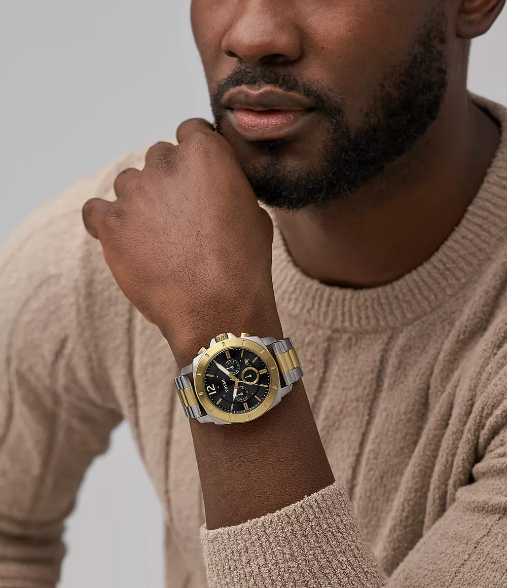 Fossil Privateer de caballero correa de metal – BQ2815