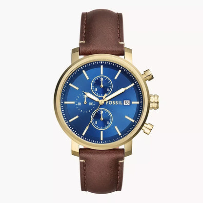 Fossil Rhett de hombre pulsera de cuero – BQ2848