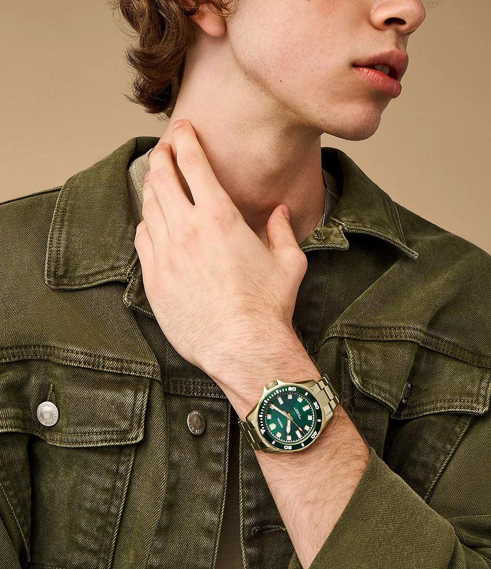 Fossil Dalton de caballero pulsera de metal – BQ2884