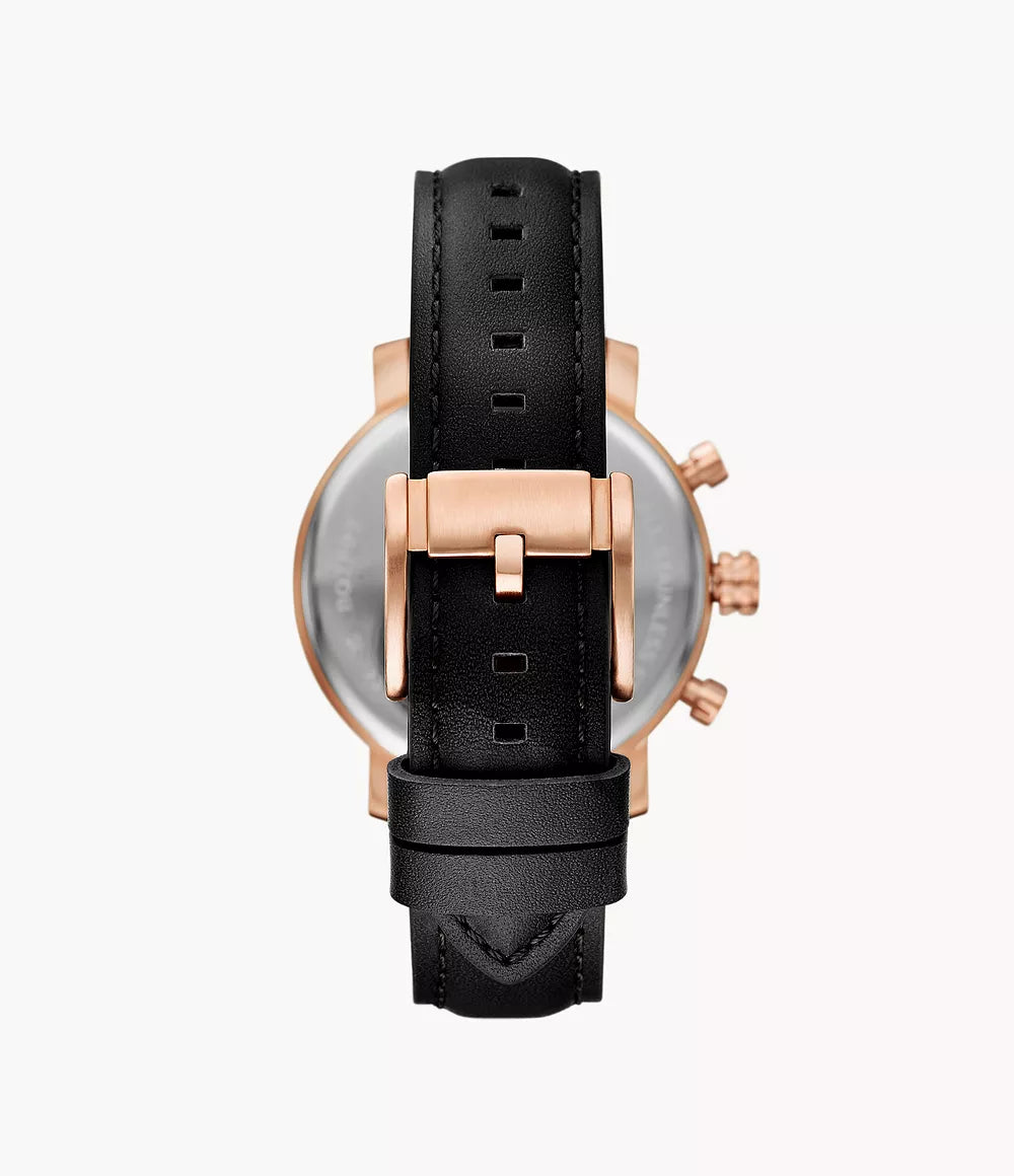 Fossil Rhett de hombre pulsera de cuero – BQ2893