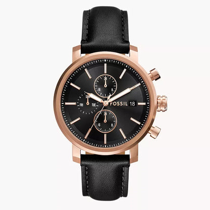 Fossil Rhett de hombre pulsera de cuero – BQ2893