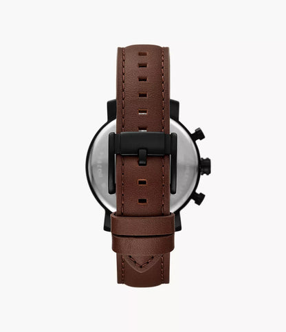 Fossil Rhett de caballero pulsera de cuero – BQ2894
