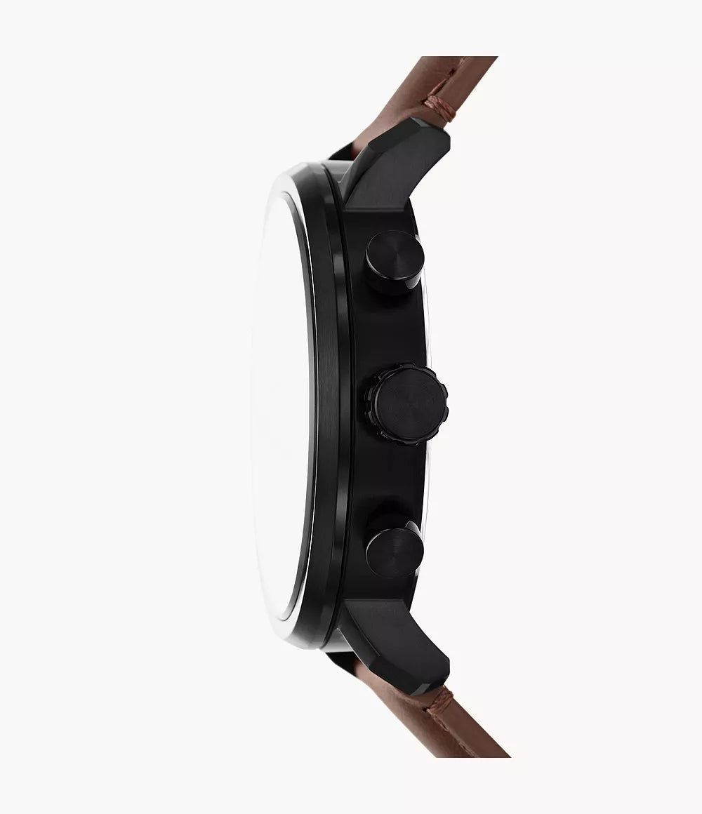 Fossil Rhett de caballero pulsera de cuero – BQ2894