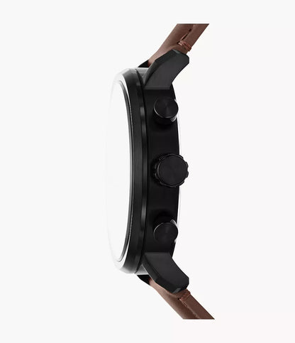 Fossil Rhett de caballero pulsera de cuero – BQ2894