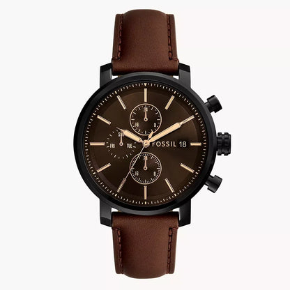 Fossil Rhett de caballero pulsera de cuero – BQ2894
