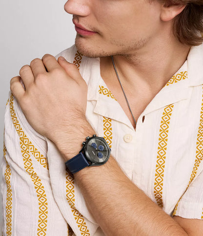 Fossil Fenmore de caballero pulsera de piel – BQ2901