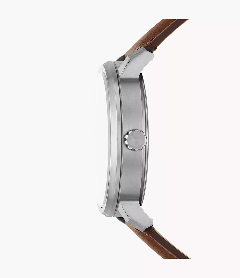 Fossil Rhett de piel de hombre 43 mm – BQ2907