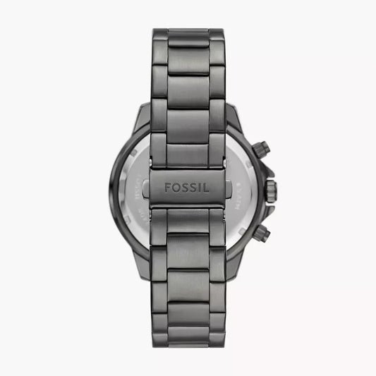 Fossil Bannon Análogo para Hombre Banda de Metal – BQ2910