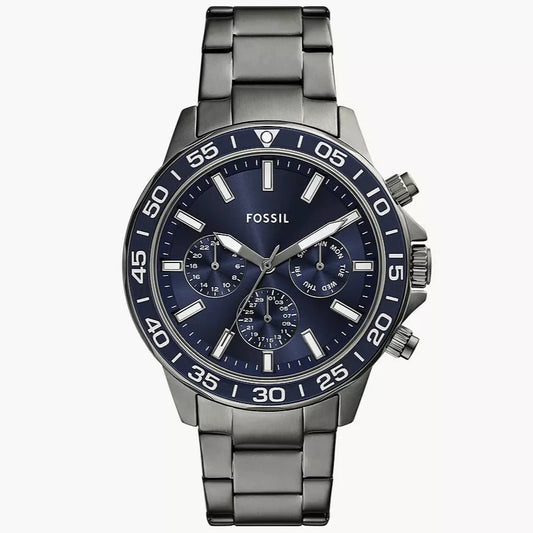 Fossil Bannon Análogo para Hombre Banda de Metal – BQ2910