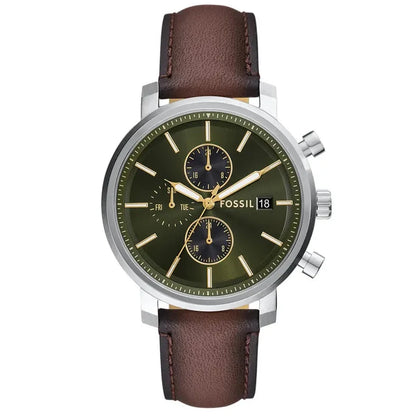 Fossil Rhett de hombre pulsera de cuero – BQ2932