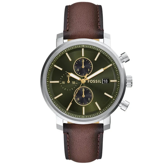 Fossil Rhett de hombre pulsera de cuero – BQ2932