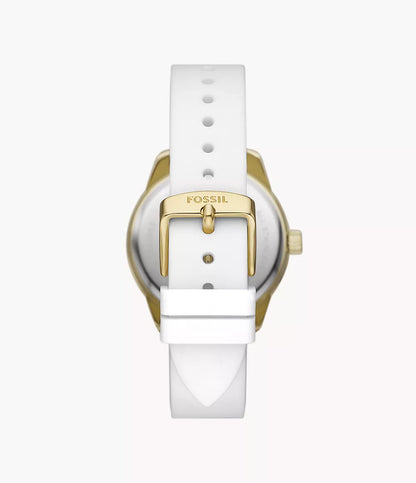 Fossil Dayle de dama pulsera de caucho – BQ3965