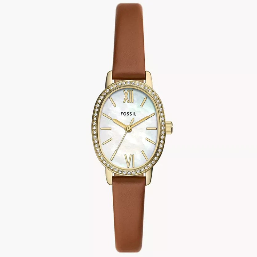 Fossil Penny de dama pulsera de piel 23 mm – BQ3973
