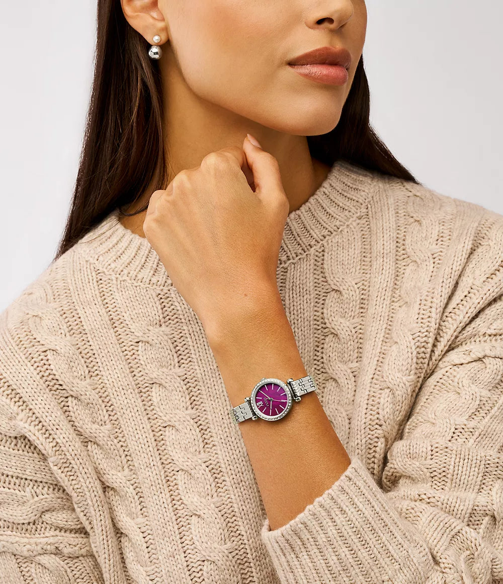 Fossil Tillie de dama pulsera de acero inoxidable – BQ3986