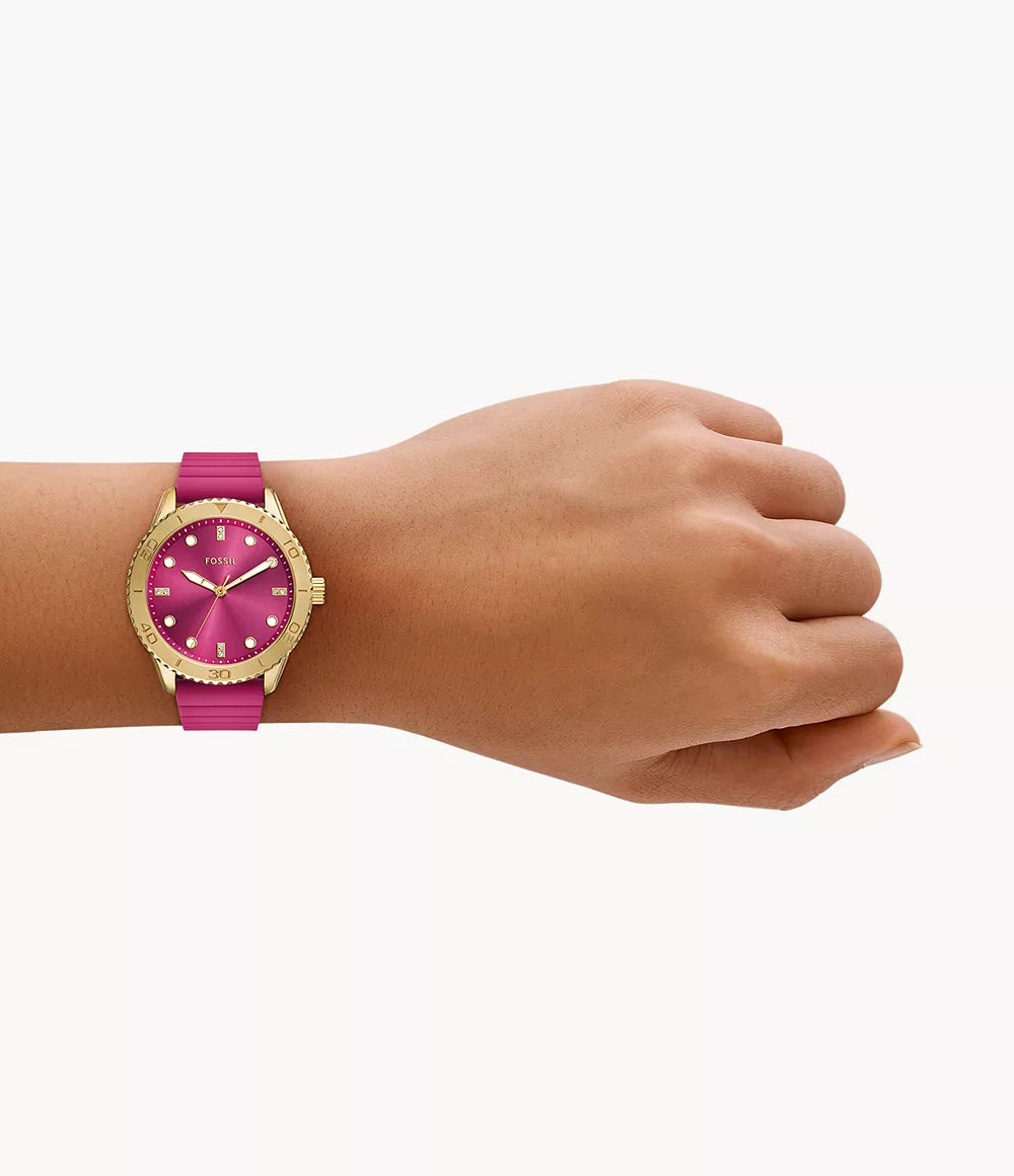 Fossil Dayle de mujer pulsera de resina – BQ5005