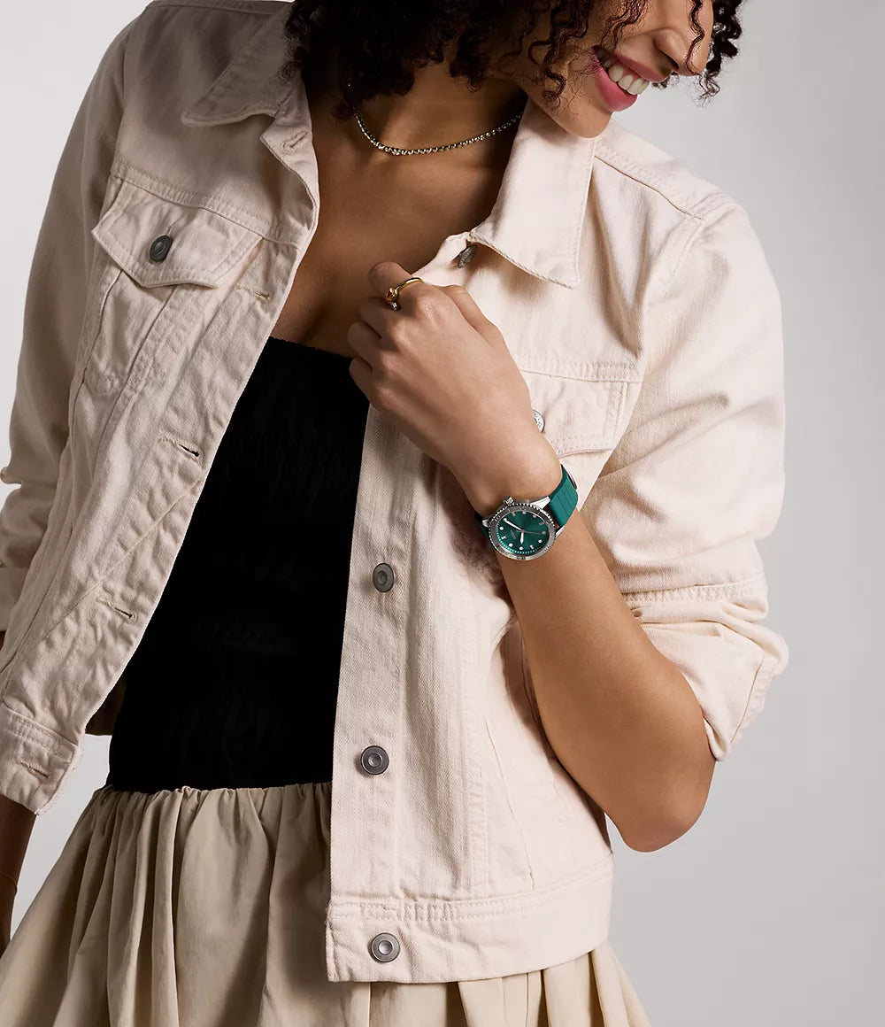 Fossil Dayle de mujer correa de resina – BQ5006