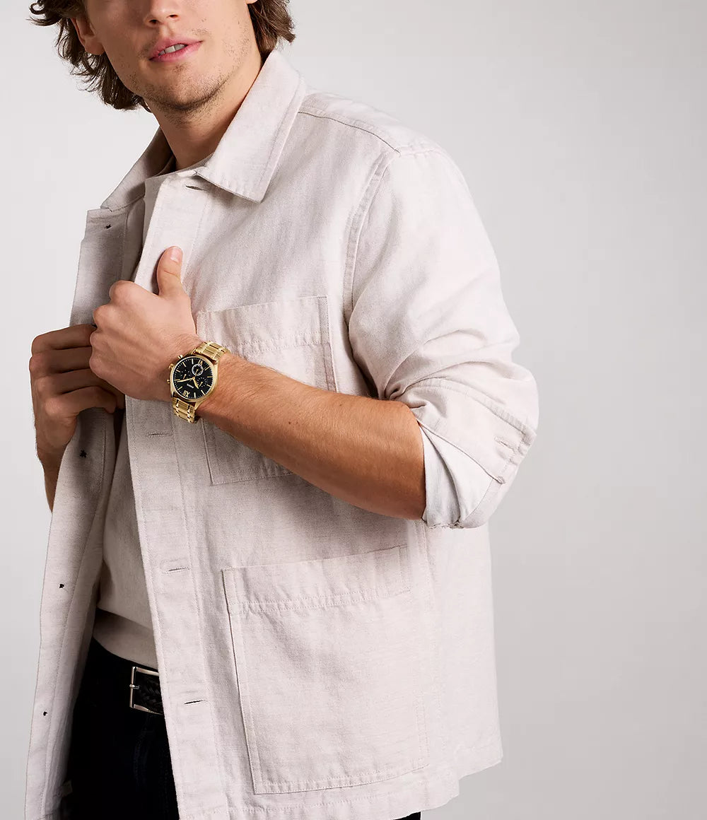 Fossil Fenmore para Caballero banda de metal – BQ2366
