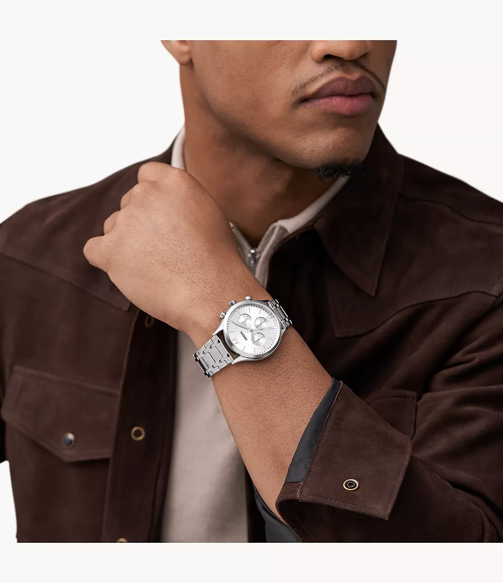 Fossil Fenmore de hombre correa de metal – BQM2810