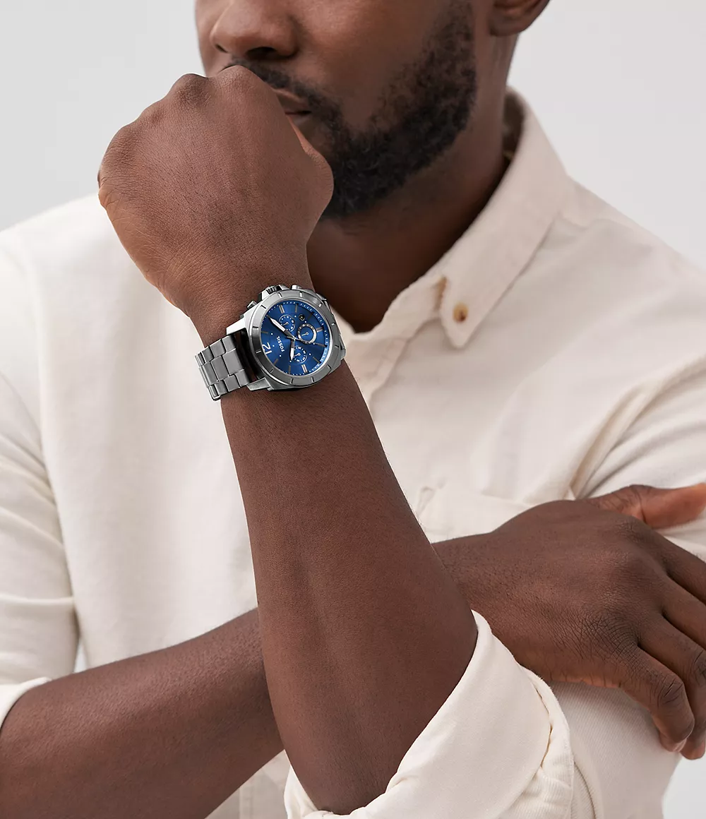Fossil Privateer de hombre correa de metal – BQM2816