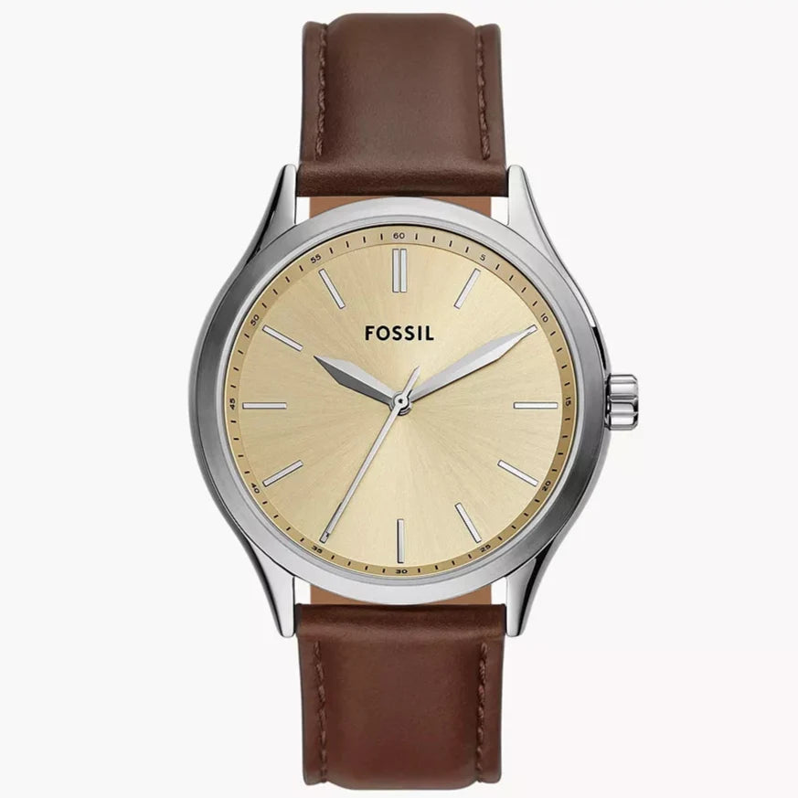 Fossil Fenmore de caballero pulsera de piel 44 mm – BQM2865
