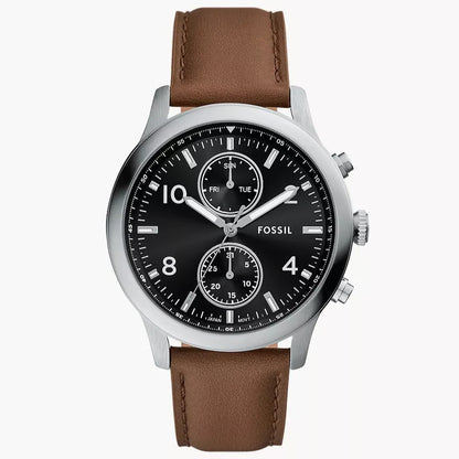 Fossil Bennett de hombre banda de piel 45 mm – BQM7091