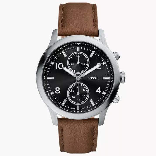 Fossil Bennett de hombre banda de piel 45 mm – BQM7091