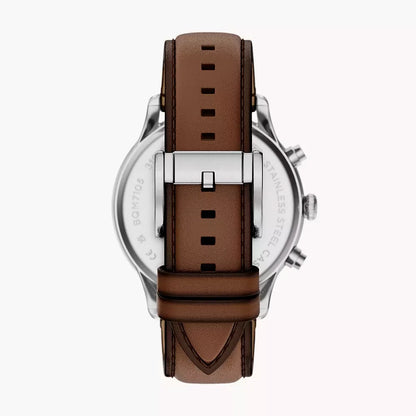 Fossil Bennett de hombre pulsera de cuero – BQM7105