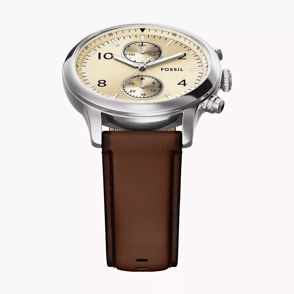 Fossil Bennett de hombre pulsera de cuero – BQM7105