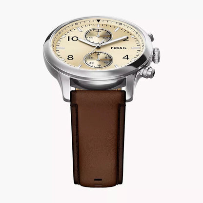 Fossil Bennett de hombre pulsera de cuero – BQM7105