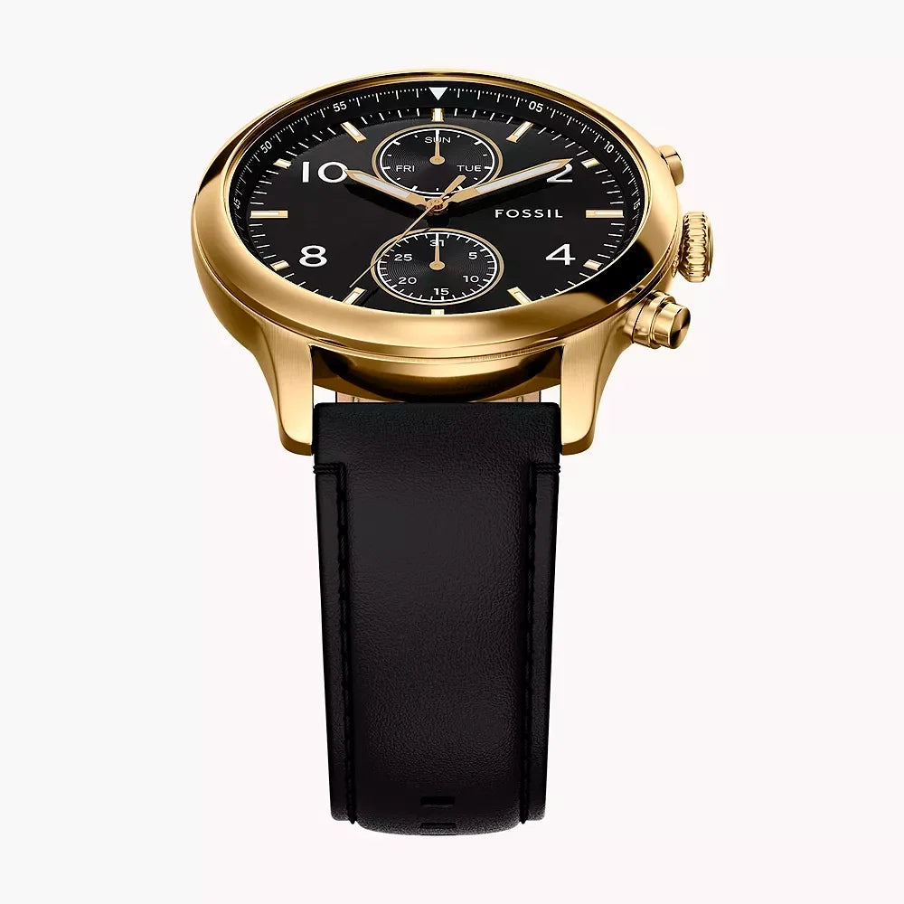 Fossil Bennet de hombre pulsera de cuero – BQM7106