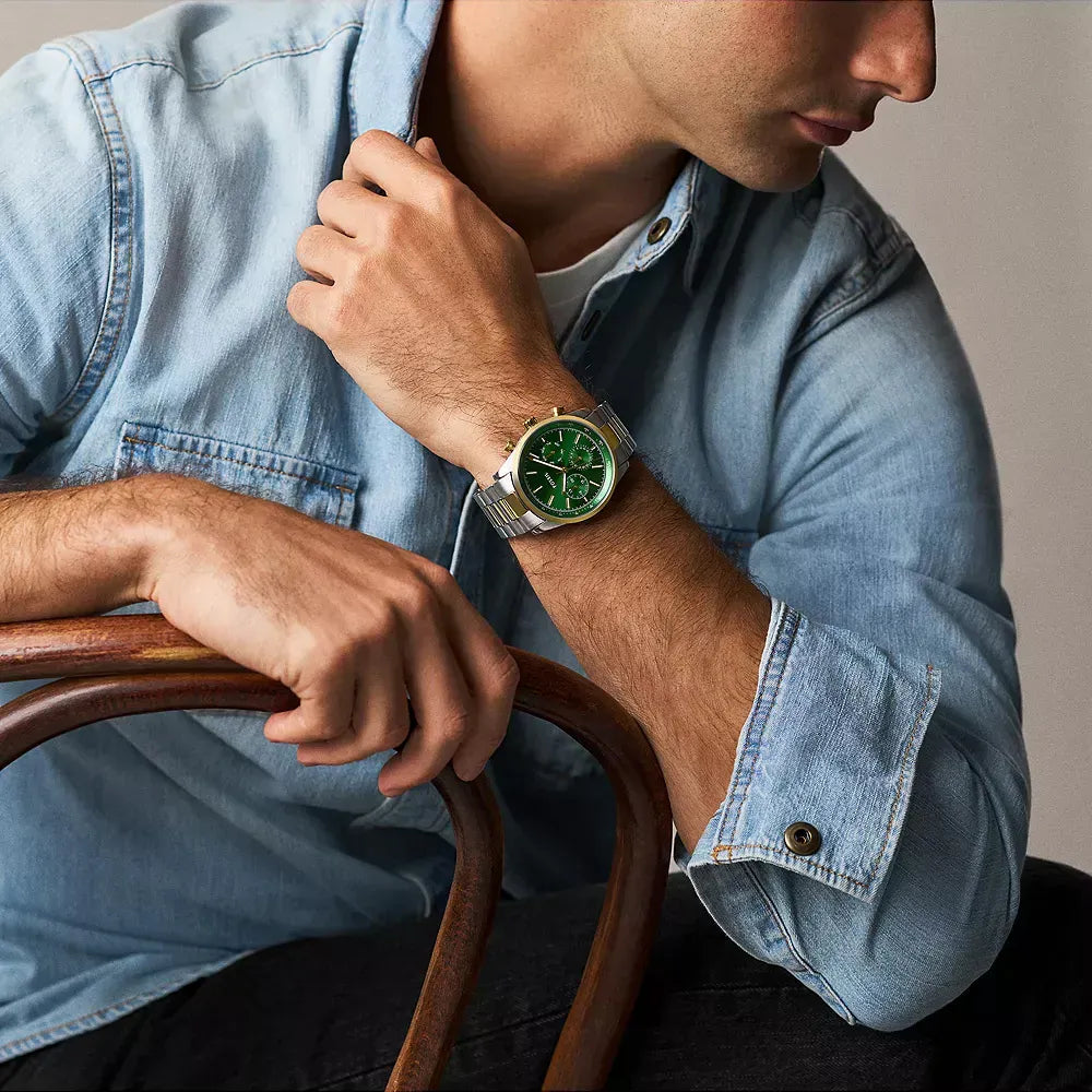 Fossil Sullivan de hombre correa de metal – BQM7125