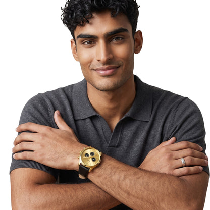 Fossil Fenmore de hombre correa de piel – BQM7133