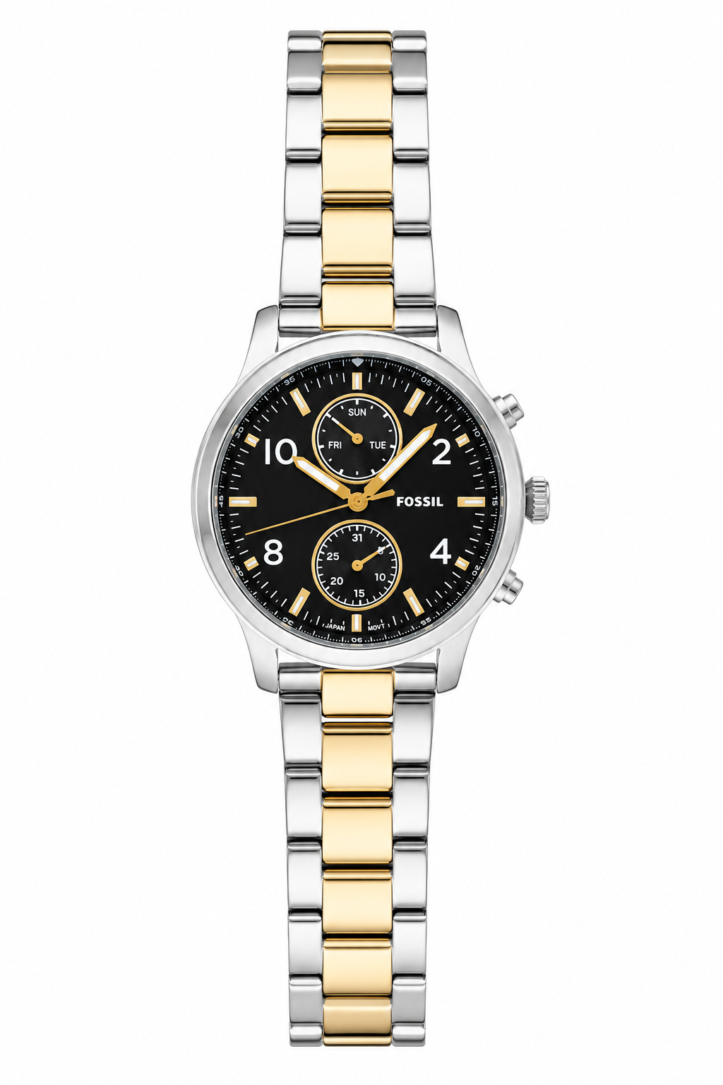 Fossil Bennett de hombre correa de metal – BQM7139