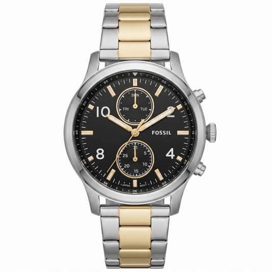 Fossil Bennett de hombre correa de metal – BQM7139