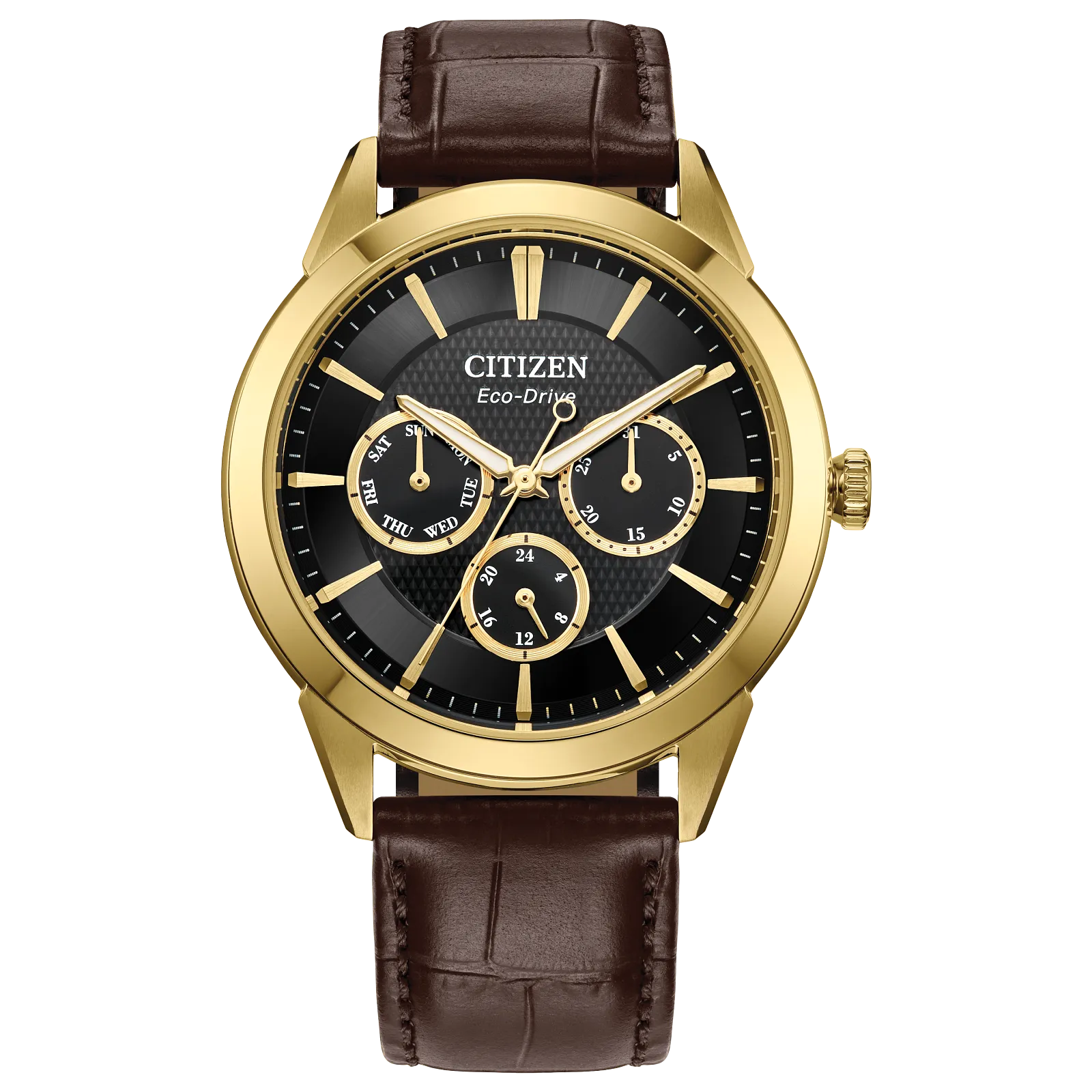 BU2112-06E Reloj Citizen Rolan de hombre pulsera de piel 40 mm Eco-drive