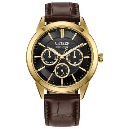 BU2112-06E Reloj Citizen Rolan de hombre pulsera de piel 40 mm Eco-drive