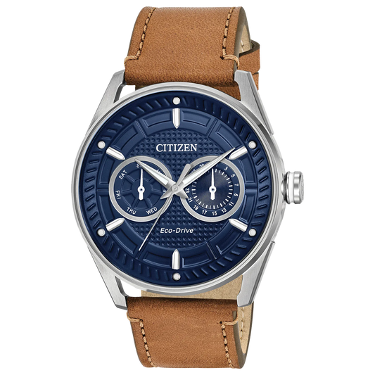 Citizen Sport Casual de hombre correa de piel 42 mm Eco-drive – BU4020-01L