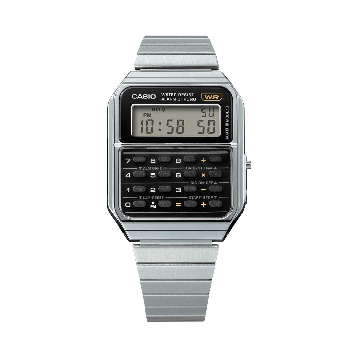 Casio Unisex Calculadora Alarma Cronógrafo – CA-500WE-1A