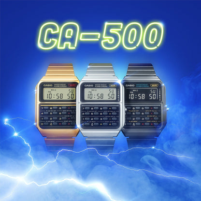 Casio Unisex Calculadora Alarma Cronógrafo – CA-500WE-1A