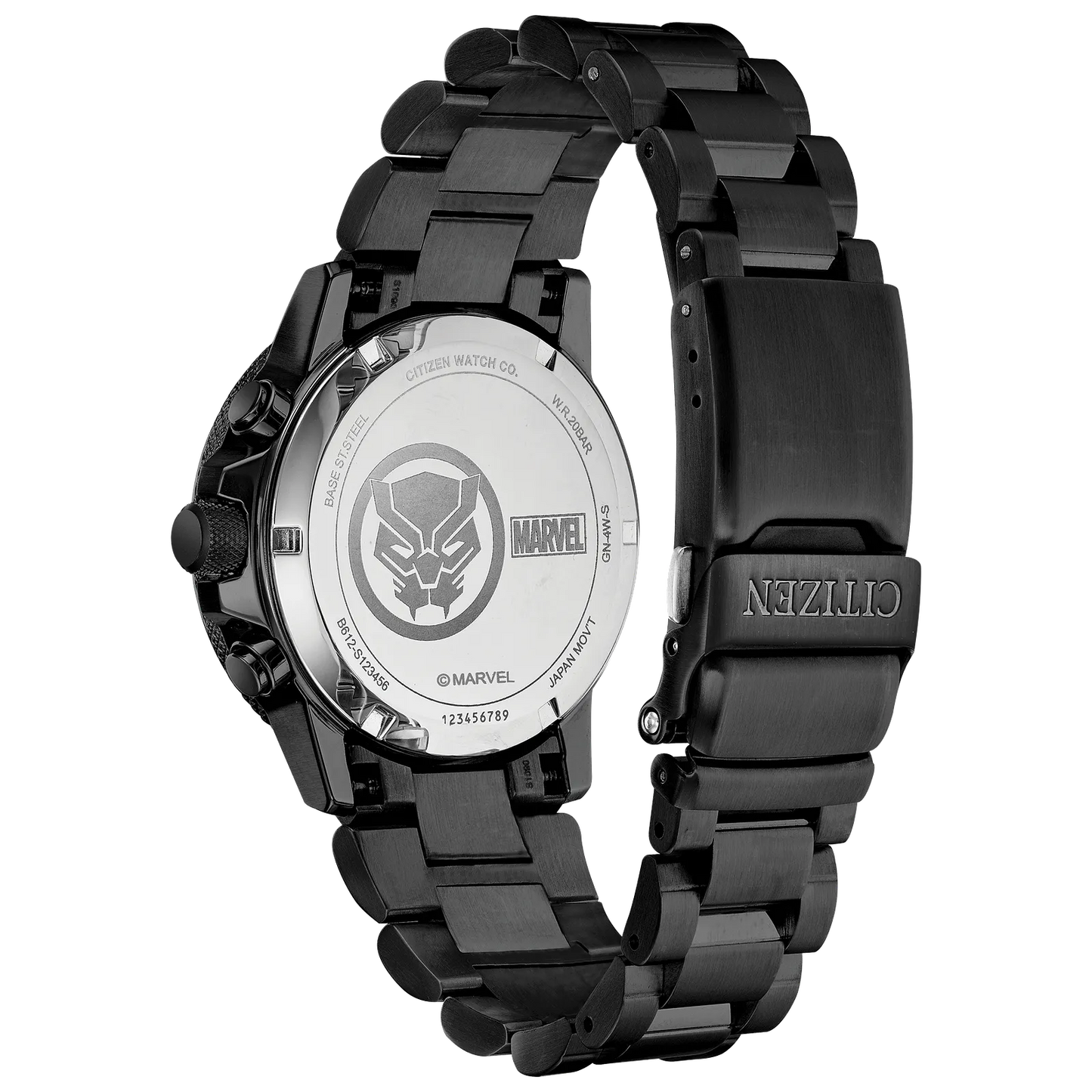 Citizen Black Panther Marvel Eco-drive de hombre pulsera de metal – CA0297-52W