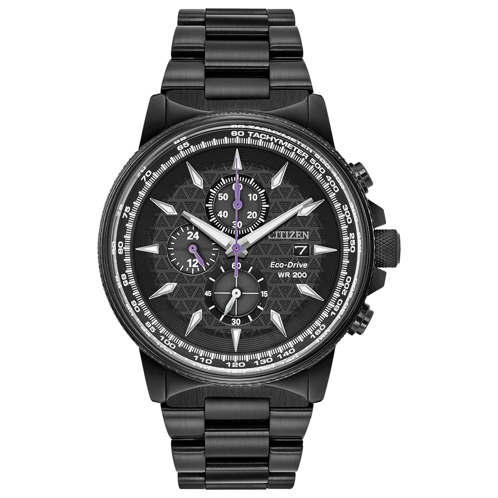 Citizen Black Panther Marvel Eco-drive de hombre pulsera de metal – CA0297-52W