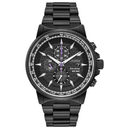 Citizen Black Panther Marvel Eco-drive de hombre pulsera de metal – CA0297-52W