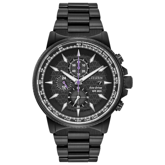 Citizen Black Panther Marvel Eco-drive de hombre pulsera de metal – CA0297-52W