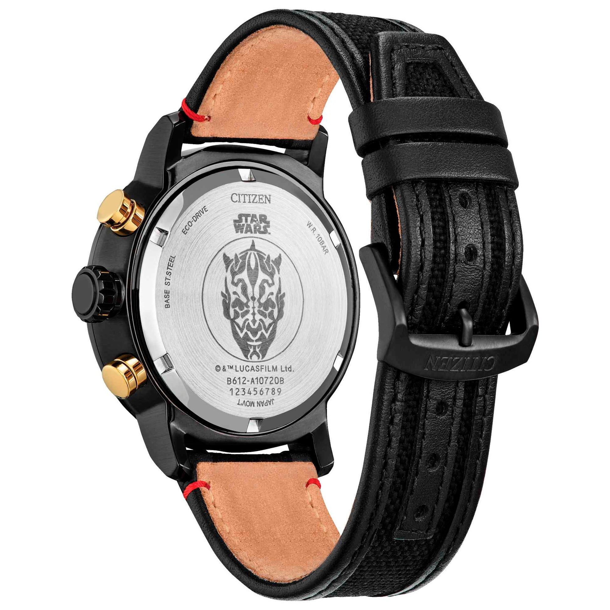 CA0766-02W Reloj Citizen Star Wars Darth Maul Mastermind  de hombre correa de metal