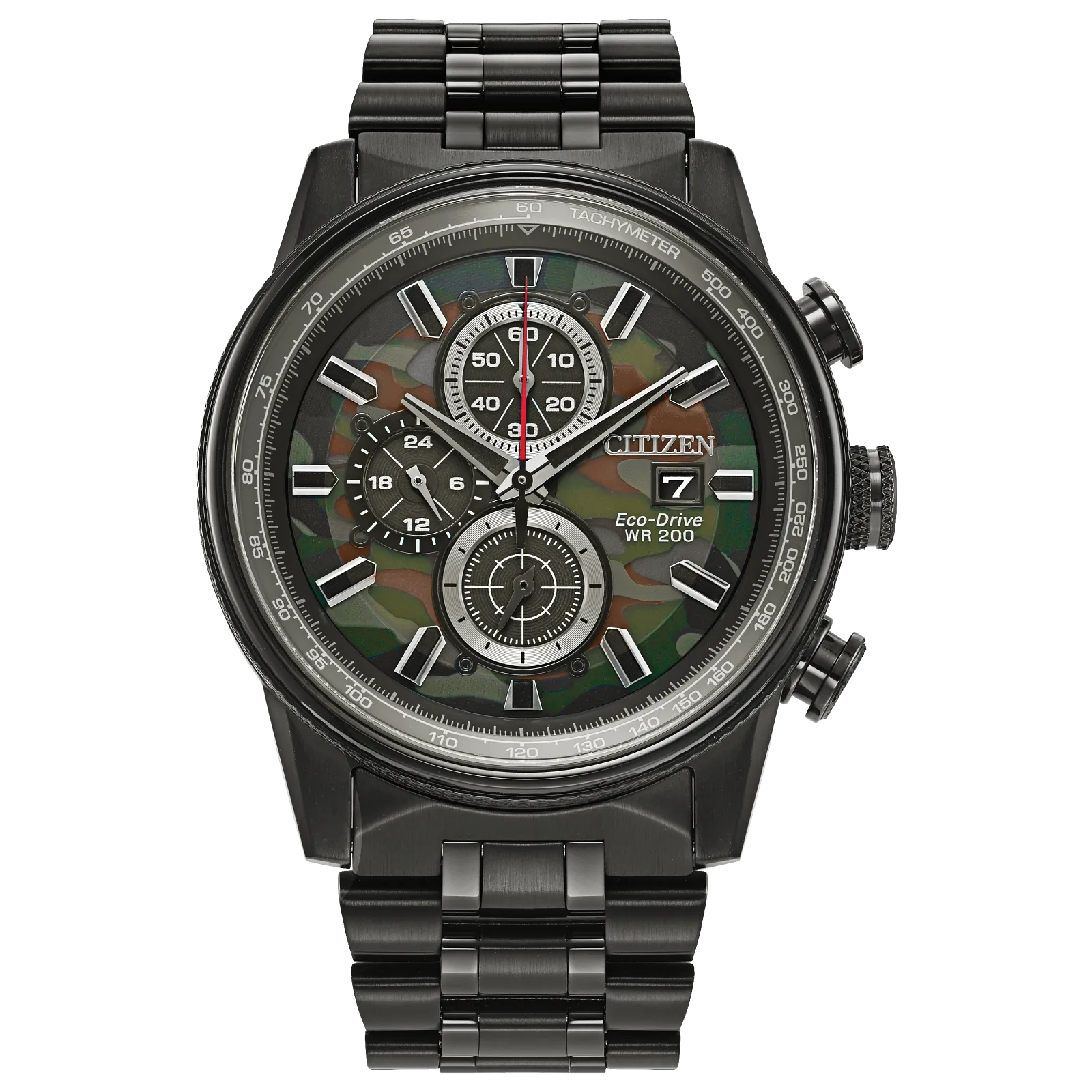 Citizen Nighthawk Eco-drive de hombre correa de metal – CA0805-53X