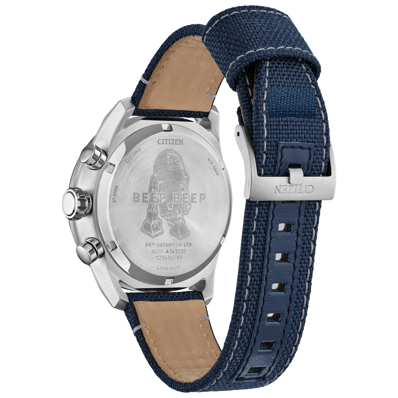 Citizen R2-D2 de Star Wars pulsera tela Eco-drive – CA4219-03W