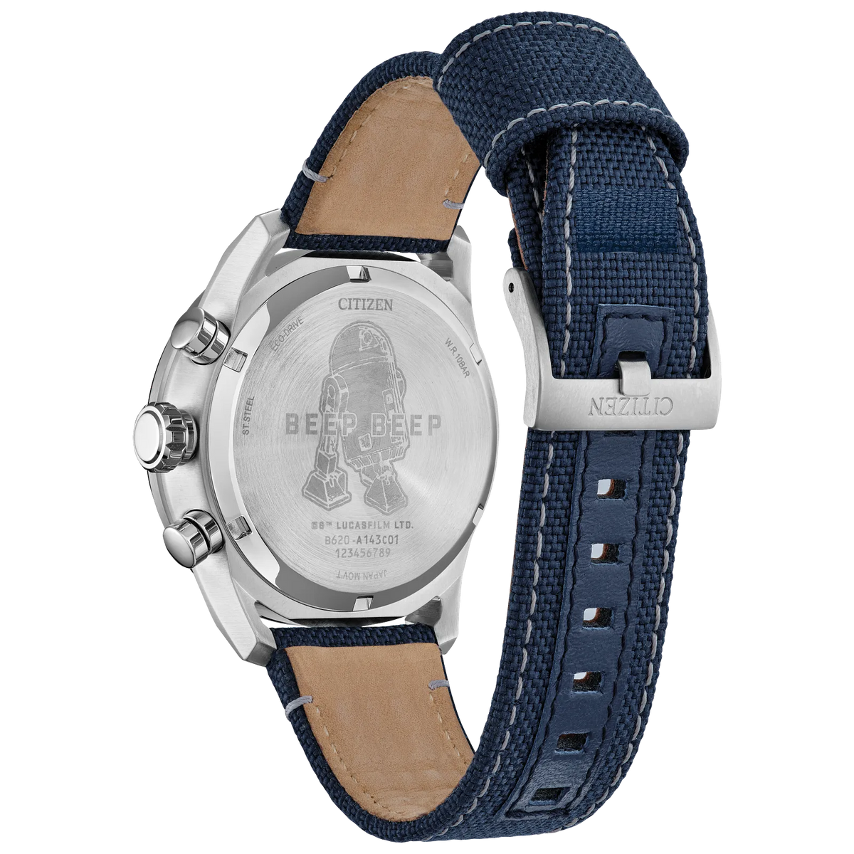 Citizen R2-D2 de Star Wars pulsera tela Eco-drive – CA4219-03W